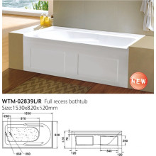 Cupc Alcove Rock Badewanne mit Fliesenflansch 60 &quot;Badewanne